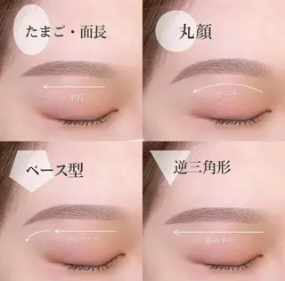 アイブロウ Myro mikiのマツエク・マツパデザイン