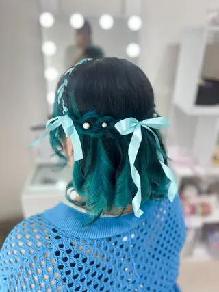 ミディアム ヘアメイク🎀 佐野 妃都美のヘアスタイル