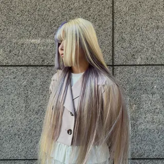ロング カラー ﾃﾞｻﾞｲﾝｶﾗｰ 💫suzuno🪐のヘアスタイル