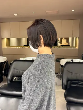ショート カラー ⭐️圧倒的透明感 カラー⭐️/sayuのヘアスタイル