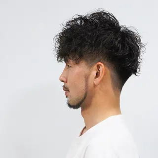 ショート パーマ メンズ HAIR AVENUE benkei 出戸店所属・メンズヘア専門 ウタカユウキのヘアスタイル