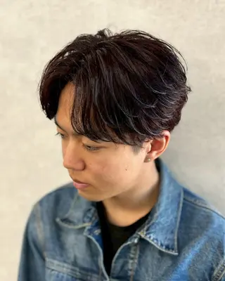 ショート カラー パーマ メンズ メンズ🐺カラー／ 垢抜け🔥木村晴希のヘアスタイル