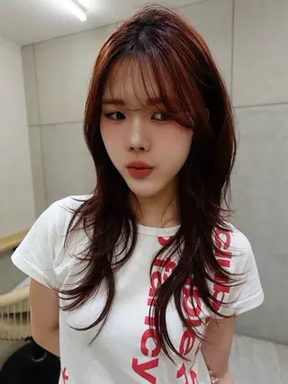 ロング sand所属・ゆい 透明感color☆*のヘアスタイル