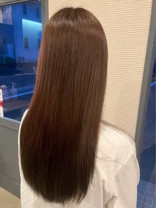 カラー あかね 髪質改善ストレートのヘアスタイル