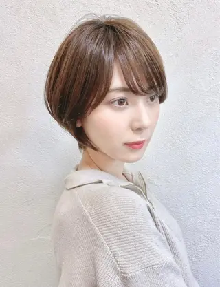 ショート カラー 🦋透明感カラー🦋 なつやのヘアスタイル