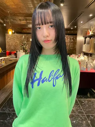 ロング カラー レイヤー/似合わせ MADOKAのヘアスタイル