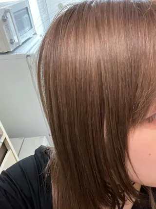 ミディアム カラー driP.by HAVANA所属・ケアブリーチ／パーマ 工藤のヘアスタイル