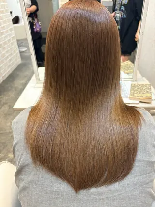 ロング 木津奈保子💚 ✨艶髪のヘアスタイル