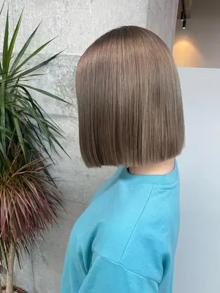 ショート カラー 🌼ハイライト透明感 🌼maiのヘアスタイル