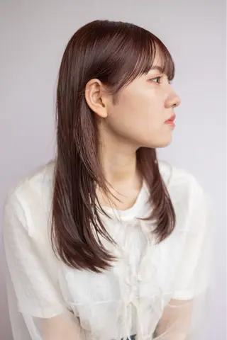 セミロング shampoo hair salon所属・🫧レイヤー/透明感 カラー/Ryukaのヘアスタイル