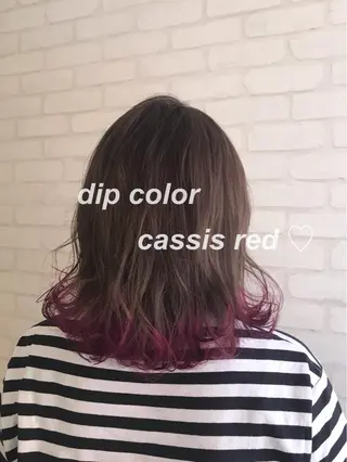 ミディアム カラー 池袋/透明感カラー 🎀Yuri🎀のヘアスタイル