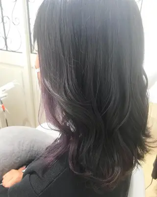 セミロング 🥛洒落髪小顔cut なら龍崎🥛のヘアスタイル