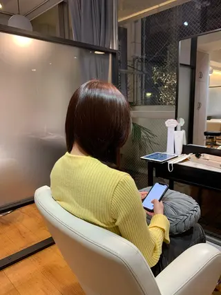 セミロング 松元 裕樹のヘアスタイル