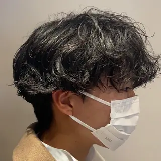 パーマ メンズ メンズ縮毛矯正 ♠️店長下平隼人のヘアスタイル