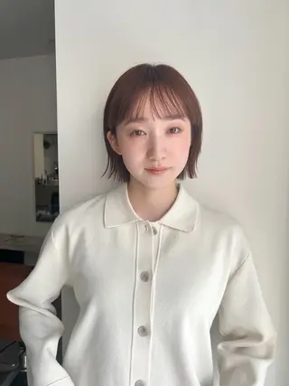 ショート ヘアアレンジ 縮毛矯正/髪質改善 カット/横山陸人のヘアスタイル