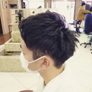 ショート ヘアアレンジ メンズ 🐺一ノ瀬 凌 / デザインウルフ🐺のヘアスタイル