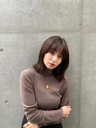 ミディアム カラー 🫶MIYAZATO RAN🫶のヘアスタイル