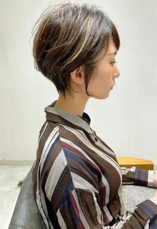 ショート カラー 🌟イメチェン美容師 🌟清水 大輝のヘアスタイル