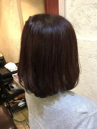 ミディアム 玉邑 美菜のヘアスタイル