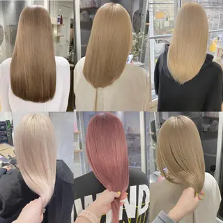 ロング カラー ブリーチ指名 NO1🌈SAKIのヘアスタイル