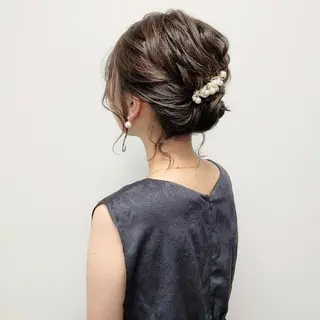 ミディアム ヘアアレンジ PRIVATE SALON EYES所属・EYES リアのマツエク・マツパデザイン