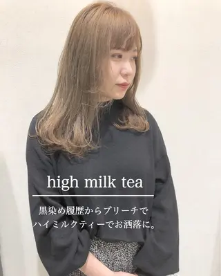 ミディアム カラー RoL by apollo所属・横浜ブリーチムラ直し 特化美容師/海崎剛史のヘアスタイル