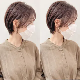 ショート カラー LA KING GINZA TOKYO所属・🧡ショートの達人 🧡SHOのヘアスタイル