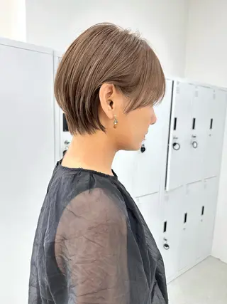ショート 地毛風縮毛/ 巻ける縮毛/山下凌生のヘアスタイル