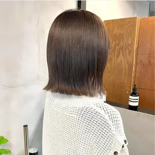 ミディアム カラー パーマ ヘアアレンジ メンズ キッズ ネイル マツエク・マツパ EMANON梅田店所属・前川 朋香のヘアスタイル