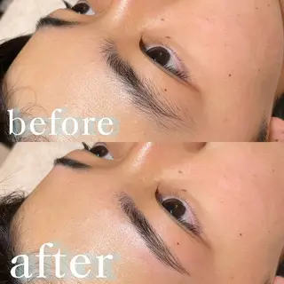 メンズ アイブロウ 心斎橋🤍韓国.美眉 パリジェンヌ R..のマツエク・マツパデザイン