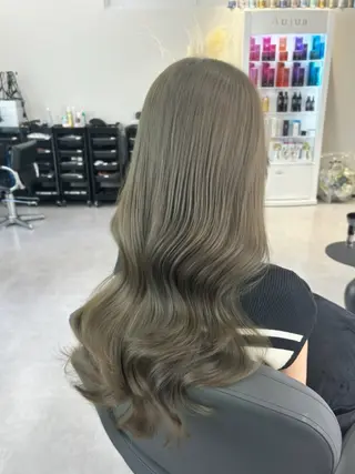 ロング カラー 心斎橋/ブリーチなし 髪質改善/レイヤーのヘアスタイル