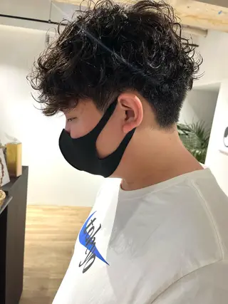 パーマ メンズ Riposo.所属・✨艶髪✨ 奈須晴香のヘアスタイル