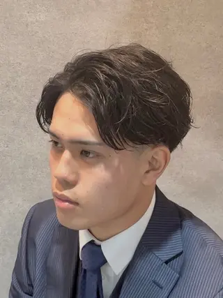 ショート カラー パーマ メンズ キッズ 🔥パーマ特化🔥 優馬のヘアスタイル