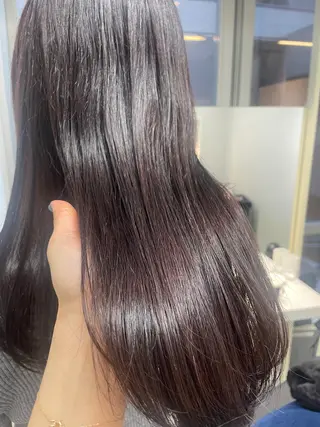 ロング カラー エンドウ　ミノリ🤎 /半個室/レイヤーのヘアスタイル