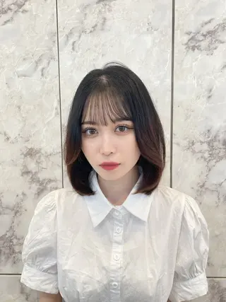 ミディアム RIN🩶レイヤー /ハッシュカットのヘアスタイル