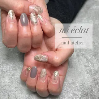 ネイル mi éclat ミ　エクラのネイルデザイン