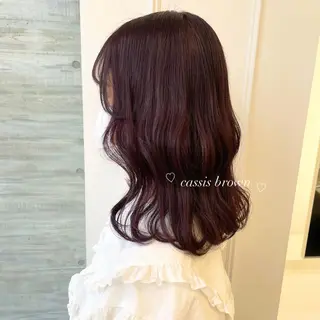 セミロング カラー ParveMix‎‎ ‎🤍加藤理沙のヘアスタイル