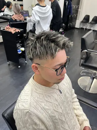 ショート カラー メンズ メンズ特化🔥 齋藤 航のヘアスタイル