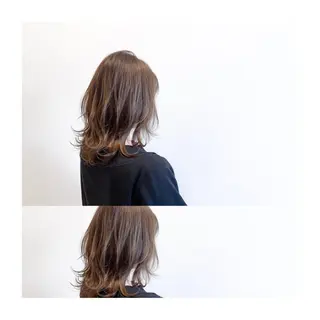 ミディアム カラー なんば髪質改善カラー Ardoreのヘアスタイル