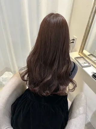ロング カラー Rinka/梅田/ 透け感カラー🤎のヘアスタイル