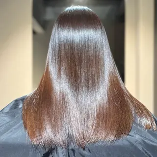 ロング パーマ 【縮毛矯正 Ⅰ 髪質改善】たつやのヘアスタイル