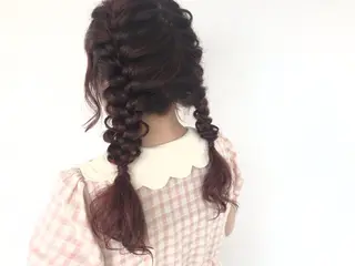 ロング ヘアアレンジ MAIKO 【中崎・茶屋町】のヘアスタイル