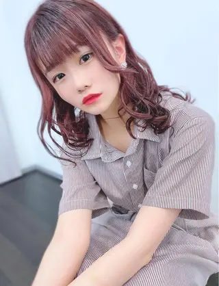 ロング カラー 柿本拓【全席完全個室 ログネオン】のヘアスタイル