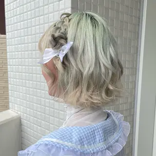 ヘアアレンジ 美髪カラー/縮毛矯正 /髪質改善/airiのヘアスタイル