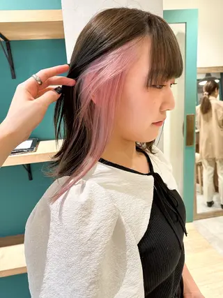 ミディアム 透明感カラー🥣 大平優香のヘアスタイル