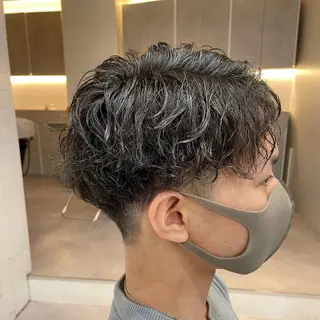 ショート 髪質改善× ハイライト溝江のヘアスタイル