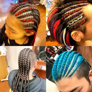 GO TODAYSHAiRESALON所属・✨コーンロウ✨ 本田さゃかのヘアスタイル