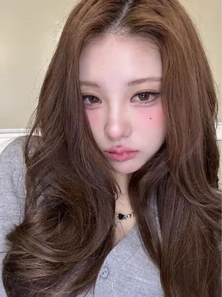 セミロング navi所属・トレンドヘア/ ワンホン/aimiのヘアスタイル