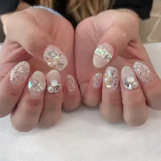 ネイル 💎🐰 saki. m 🐰💎のネイルデザイン