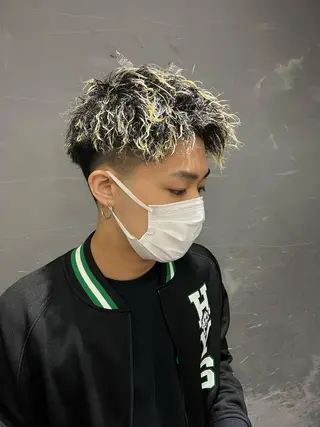 ショート パーマ メンズ 京都駅メンズカット/ パーマ/Keigoのヘアスタイル